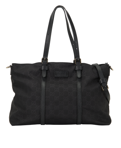 GG Vertical Tote, &pound;275, Handbags, Black, Leather/Nylon, Front view